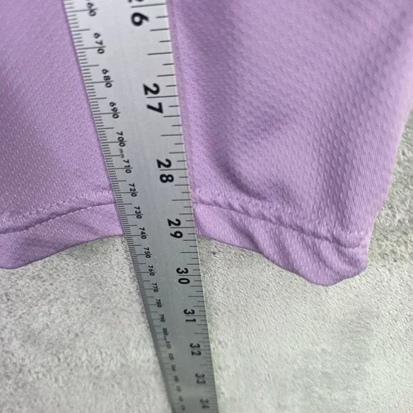 Mens Member's Mark Purple Performance Polo Shirt Short Sleeve Polyester Size XL - Picture 5 of 6